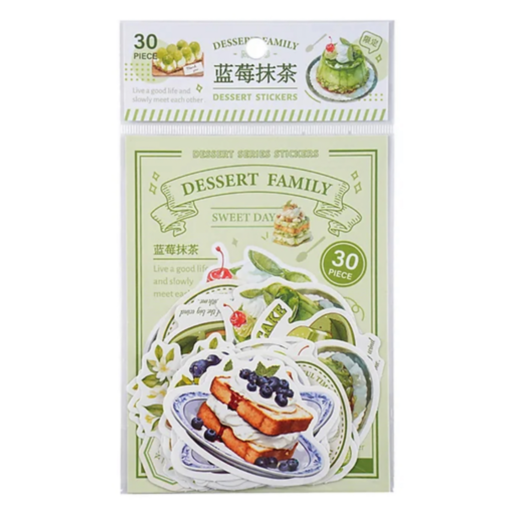 30 Stickers Deliciosos Postres