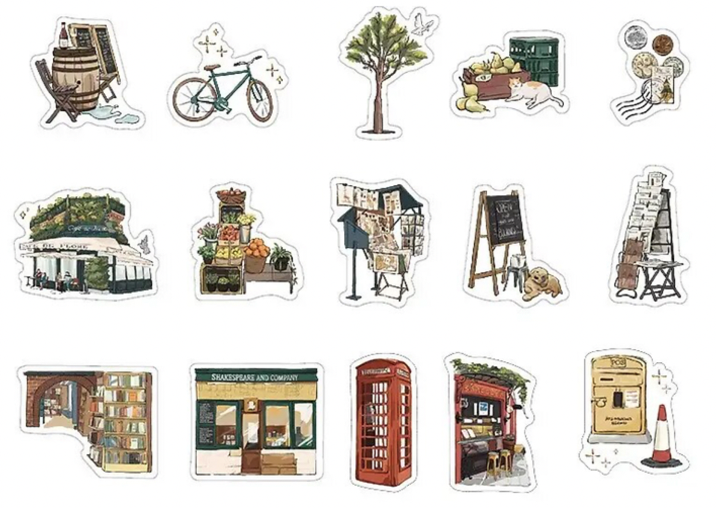 30 Stickers Papermore