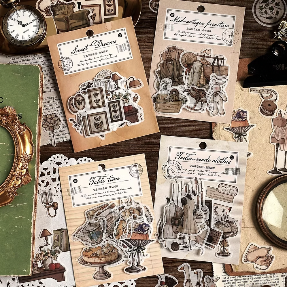 40 Hermosos Stickers Vintage