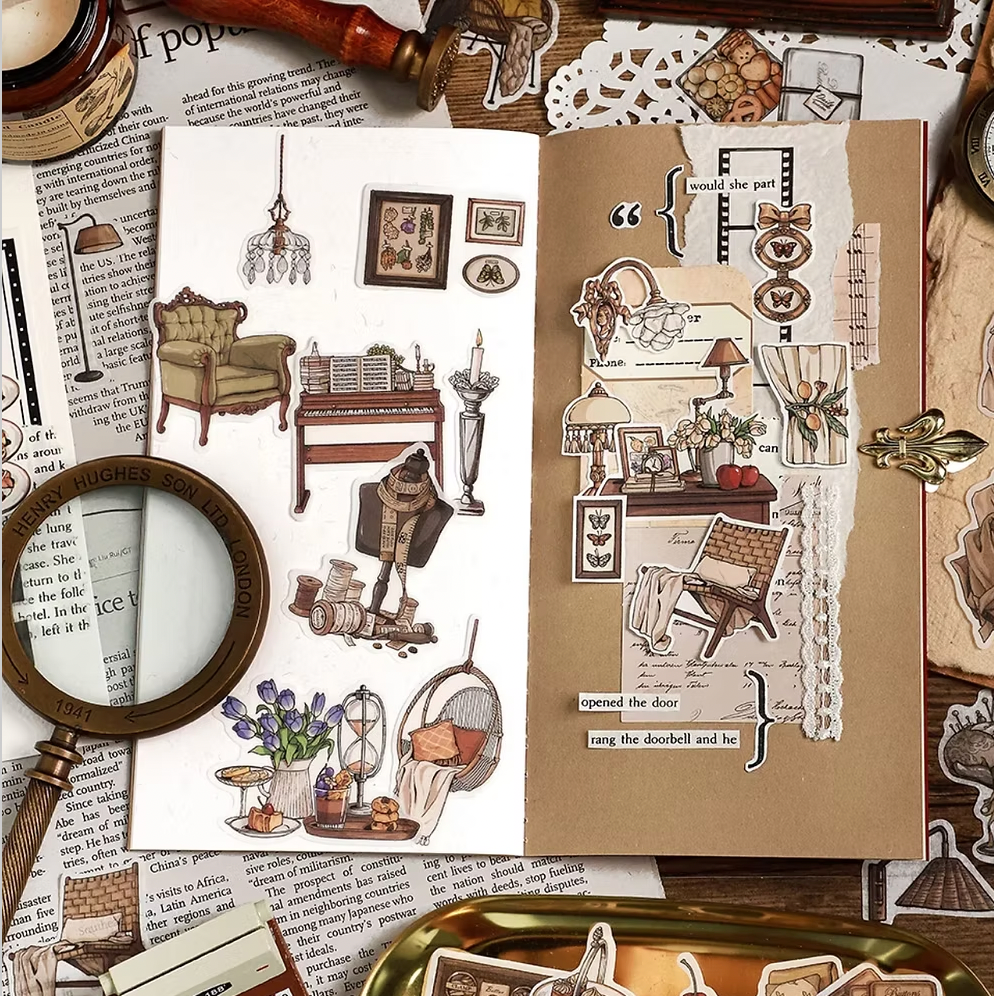 40 Hermosos Stickers Vintage