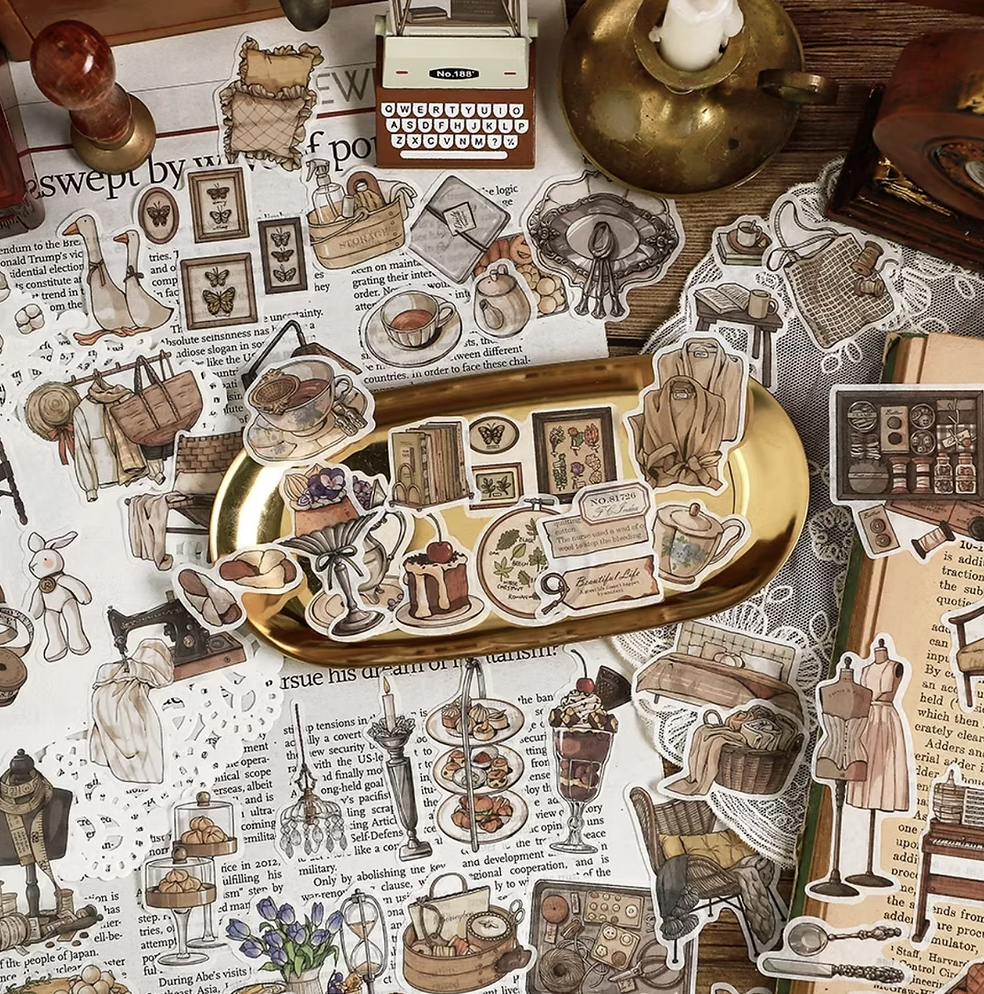 40 Hermosos Stickers Vintage