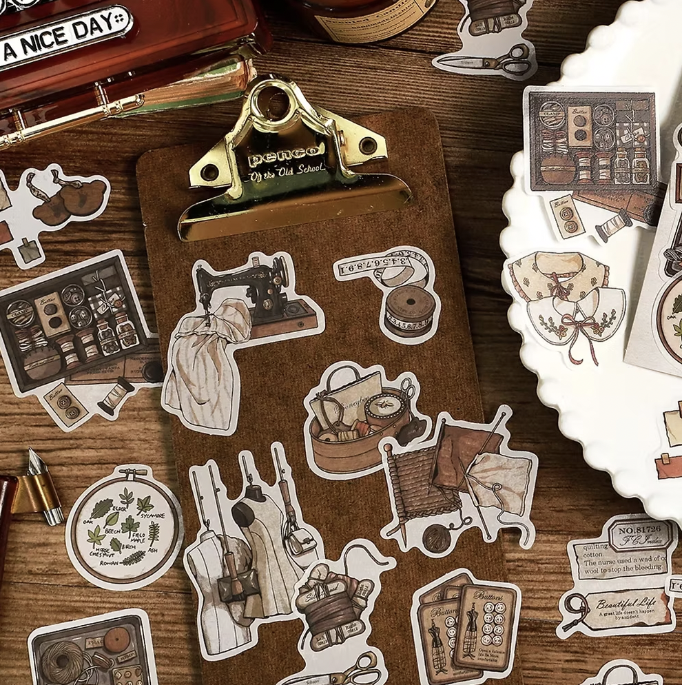 40 Hermosos Stickers Vintage