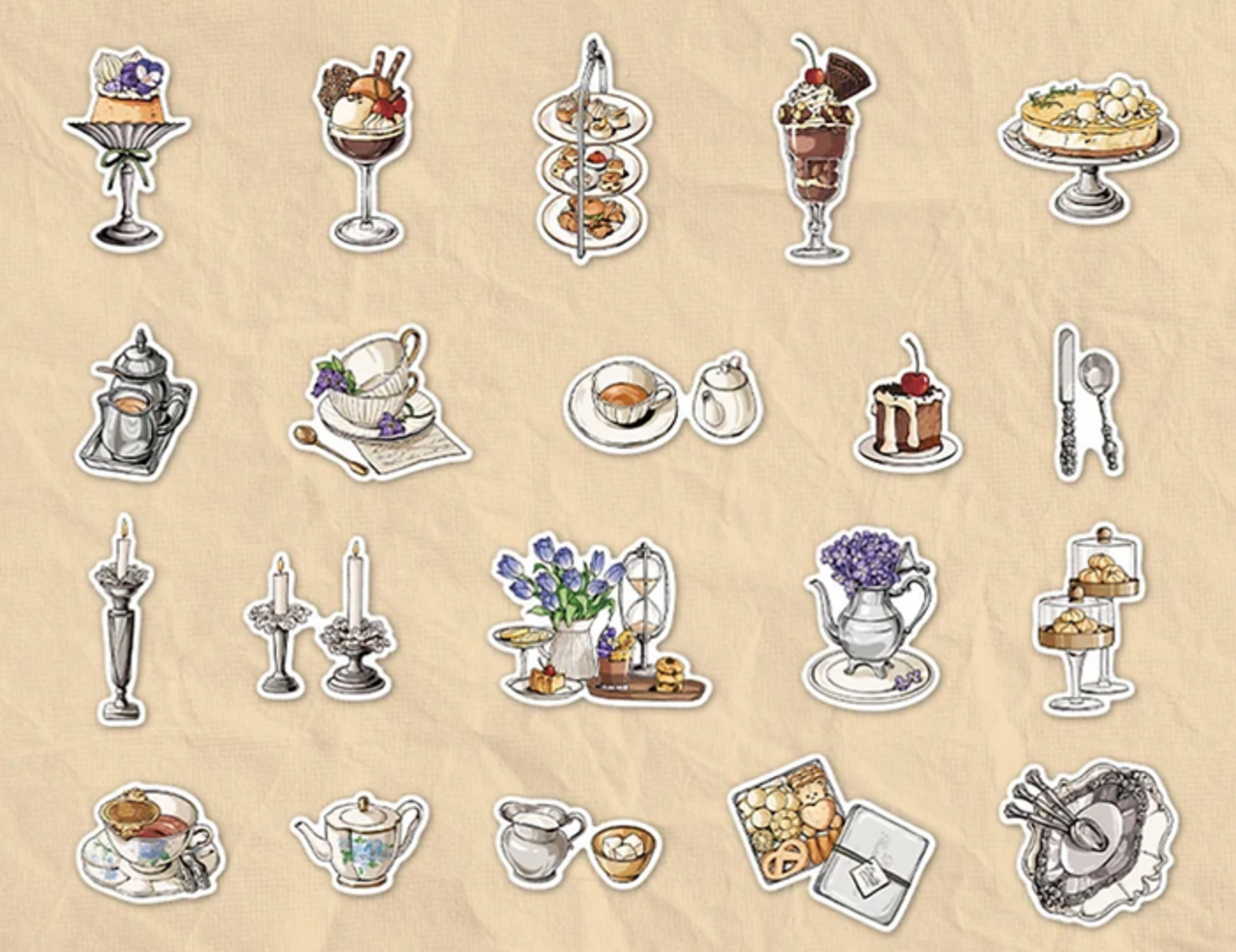 40 Hermosos Stickers Vintage