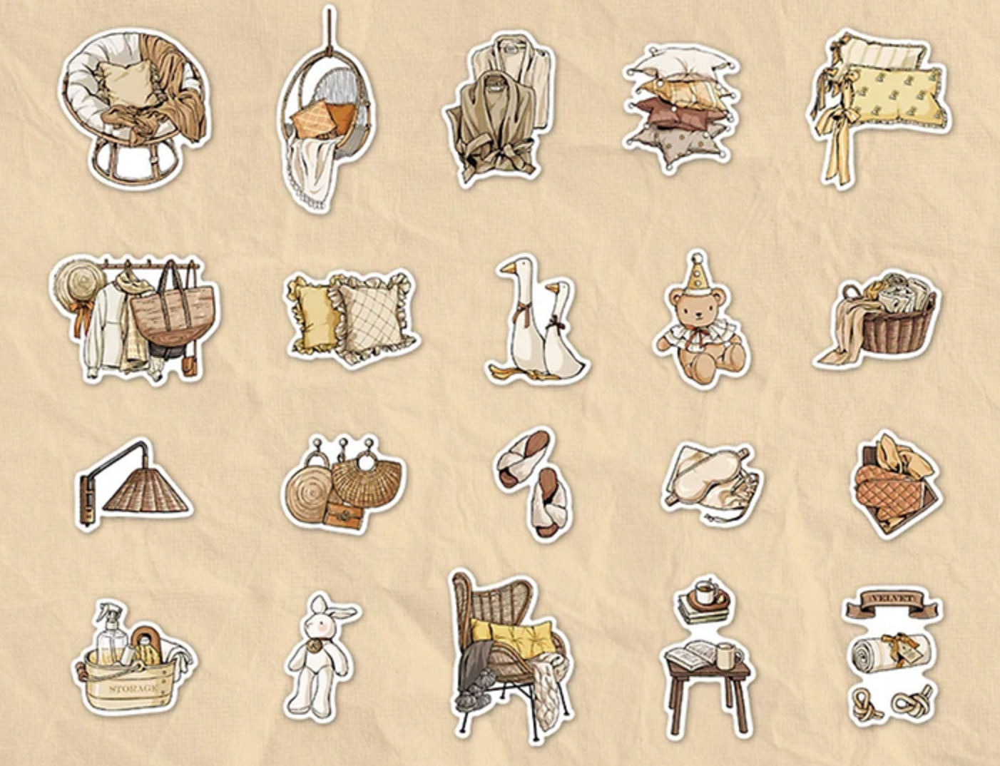 40 Hermosos Stickers Vintage