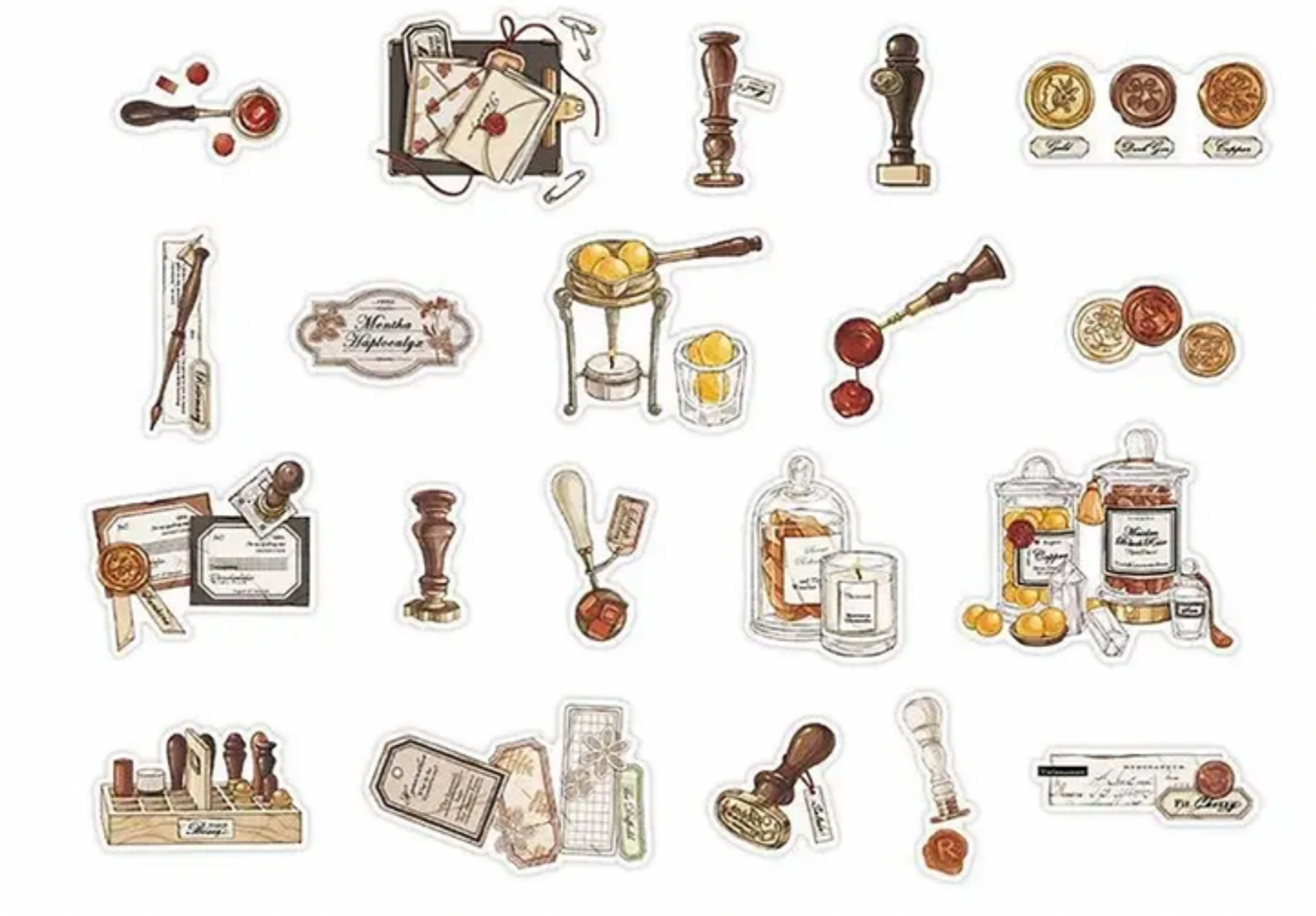 40 Stickers Retro