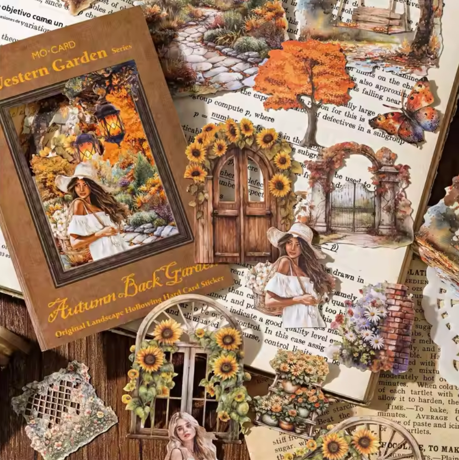 30 Stickers Mujeres & Jardin