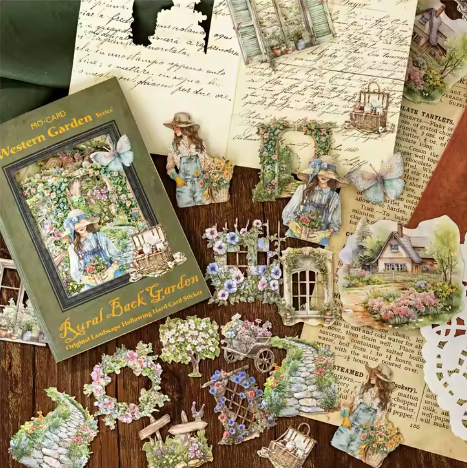 30 Stickers Mujeres & Jardin