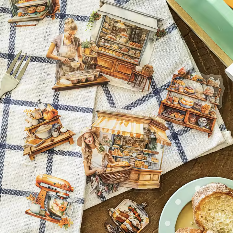20 Stickers Panaderia
