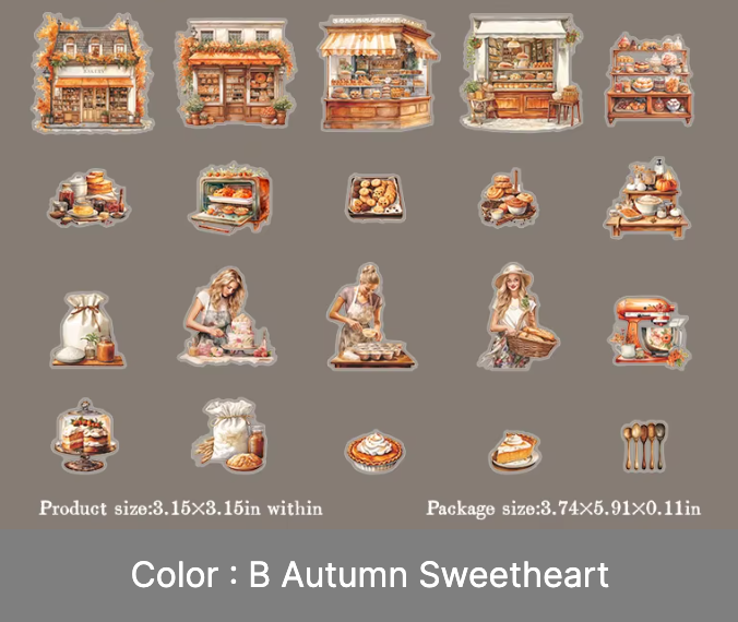 20 Stickers Panaderia