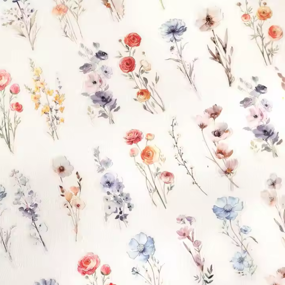 30 Hermosos Stickers Flores del campo