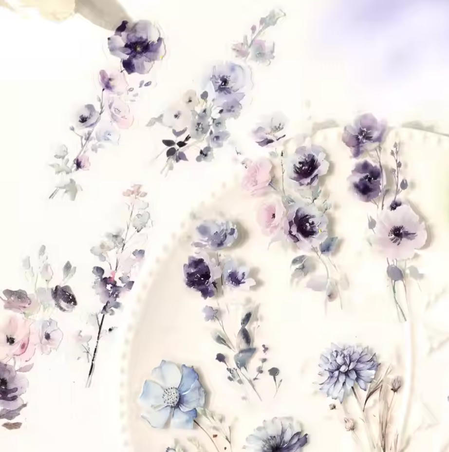 30 Hermosos Stickers Flores del campo