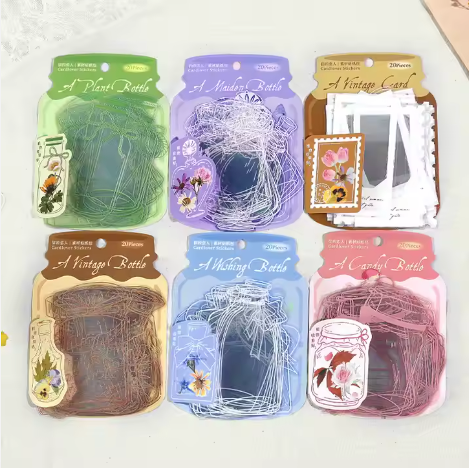 20 Stickers Marcos para Flores