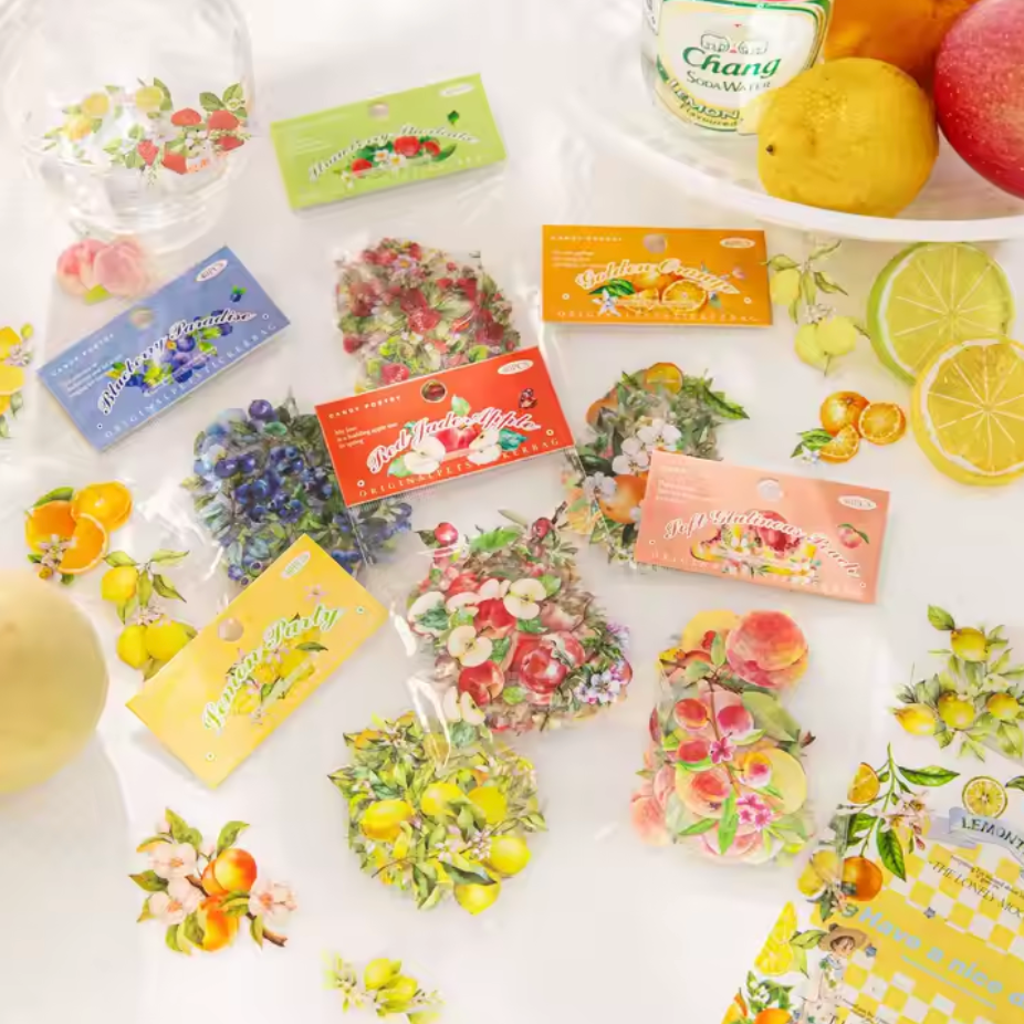 40 Stickers Frutas