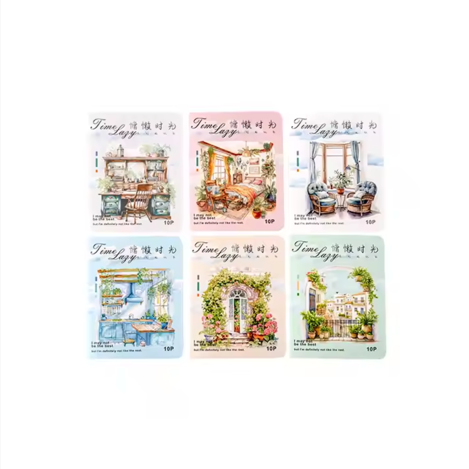 10 Stickers Grandes Casas