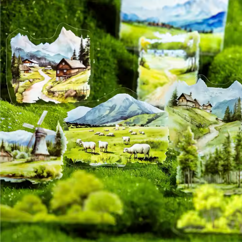30 Stickers Paisajes