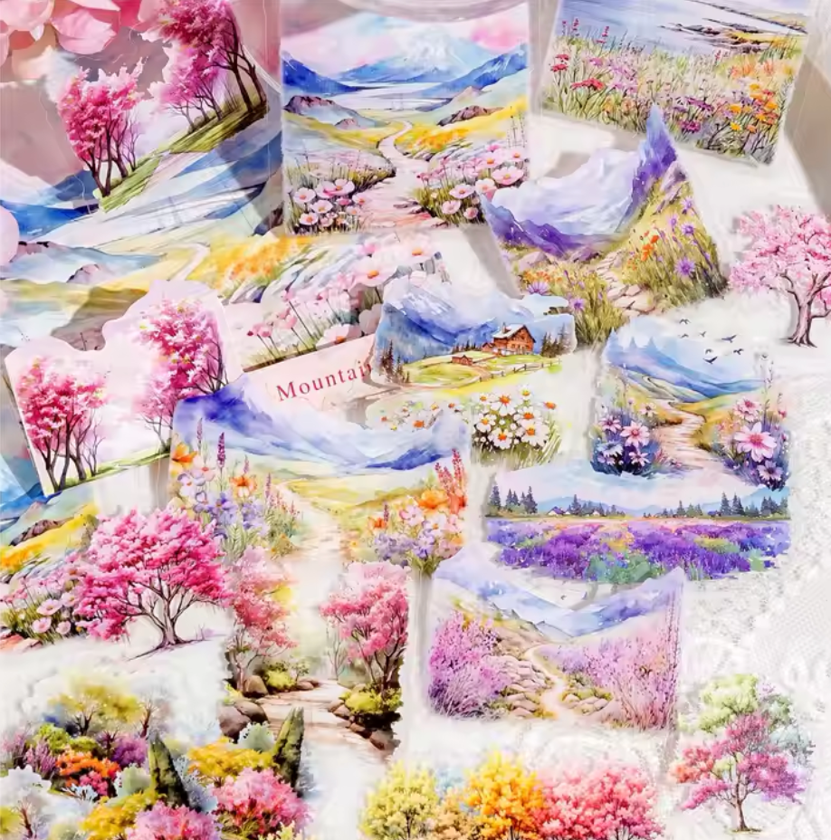 30 Stickers Paisajes