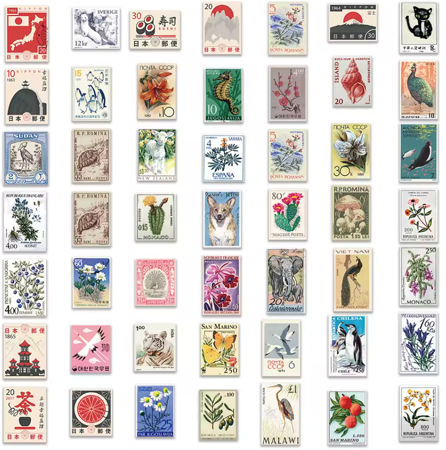 50 Stickers Vinil Japón