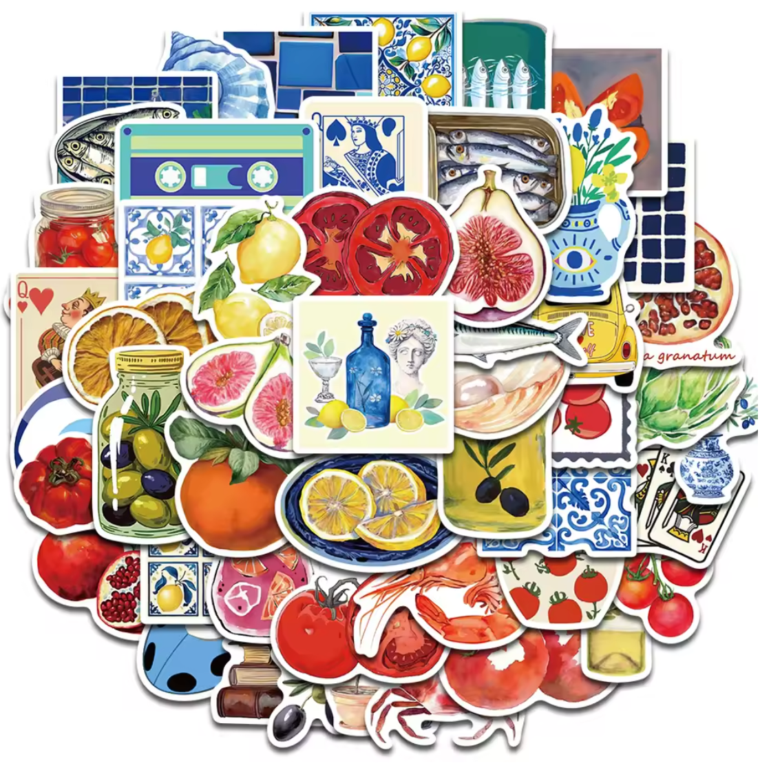 50 Stickers Vinil Dolce Vita