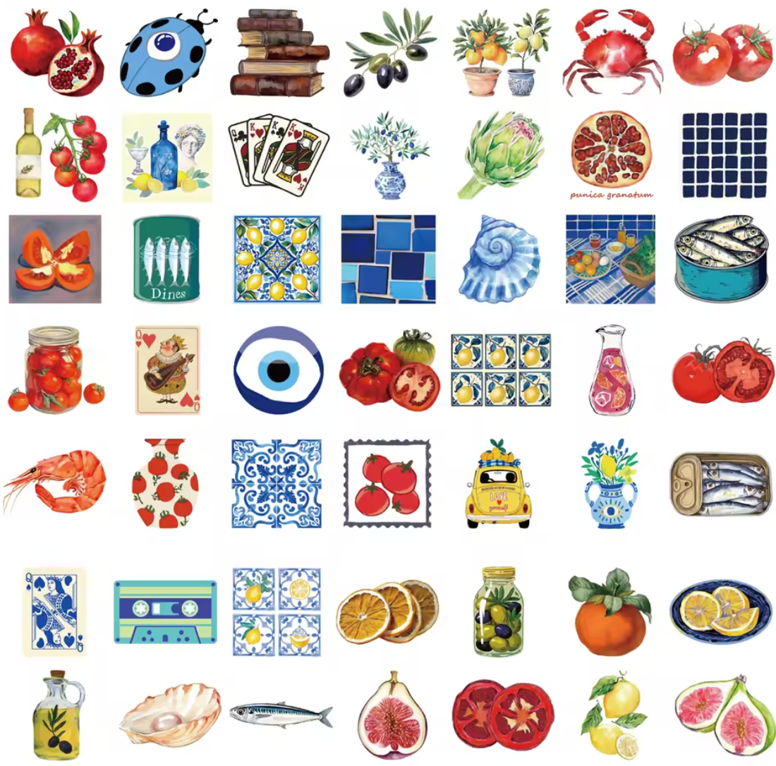 50 Stickers Vinil Dolce Vita