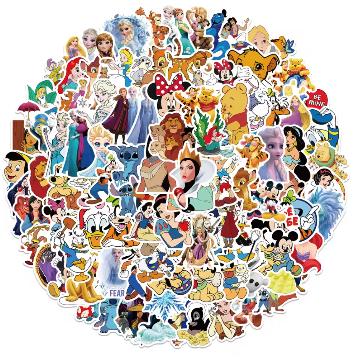 100 Stickers Vinil Disney