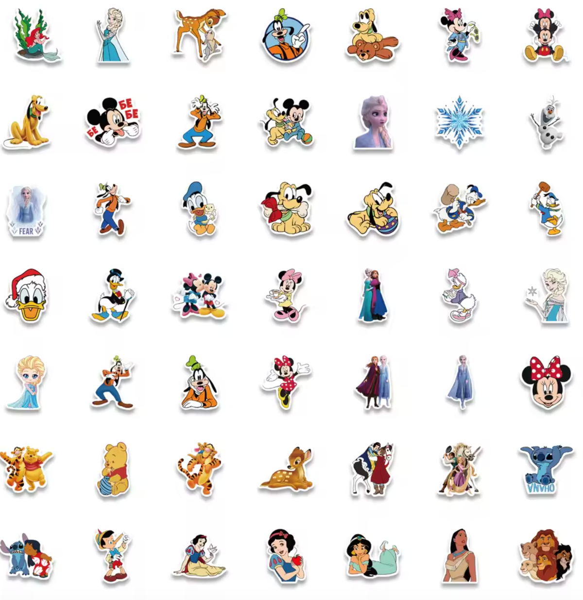 100 Stickers Vinil Disney