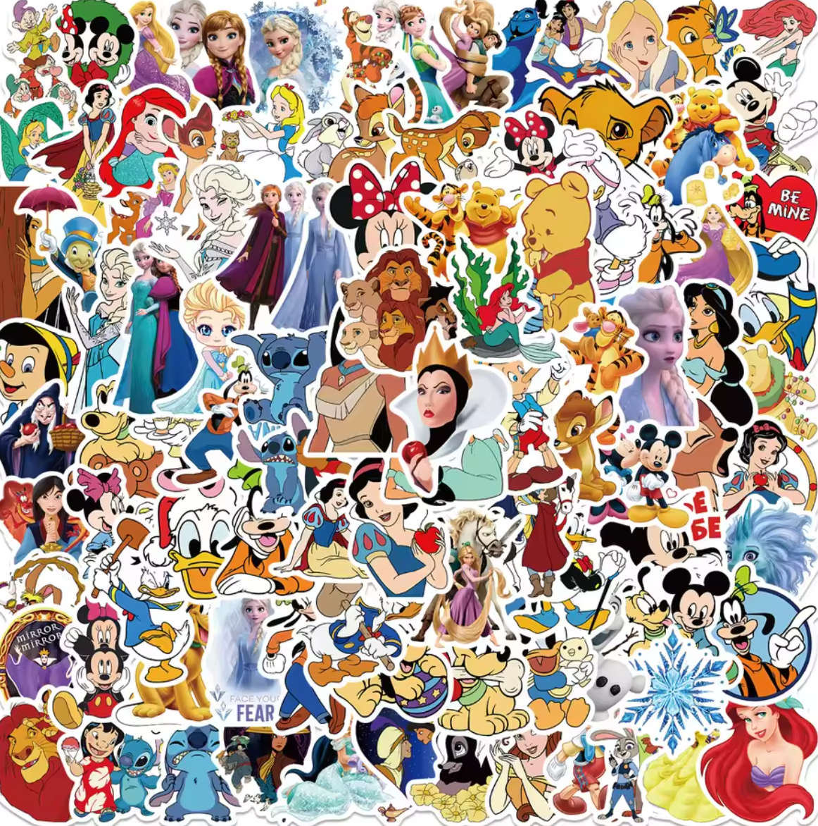 100 Stickers Vinil Disney