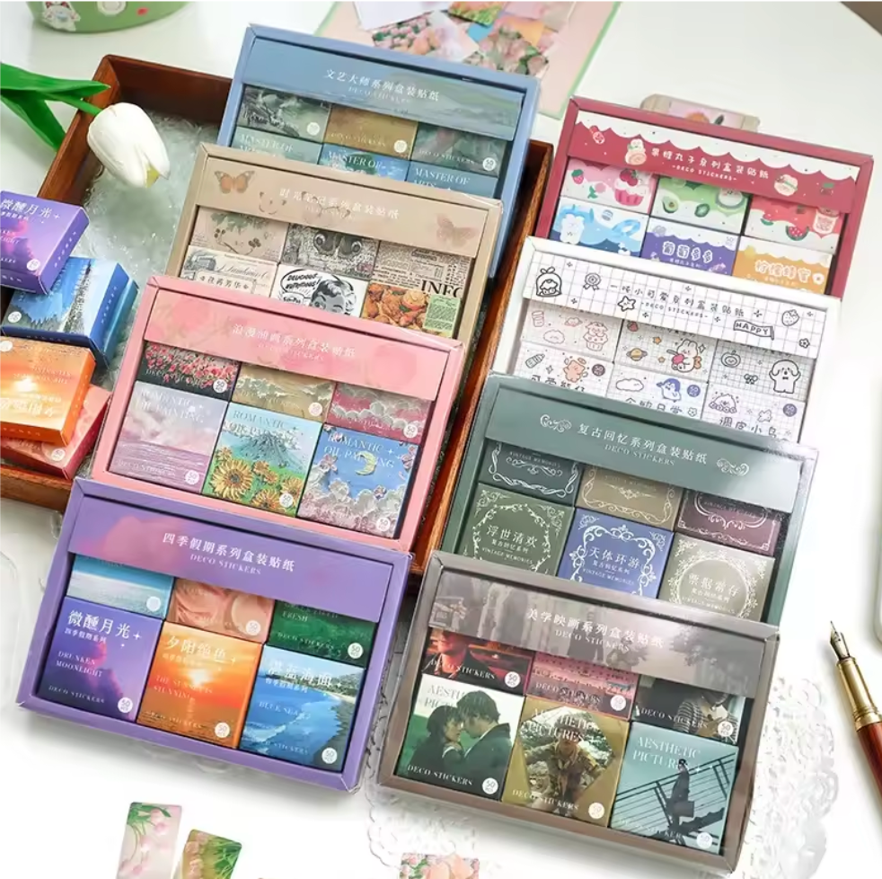 6 Cajas de Stickers