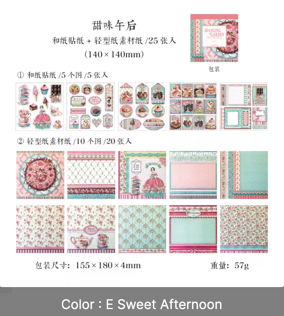 Libro de Stickers & Papeles Vintage