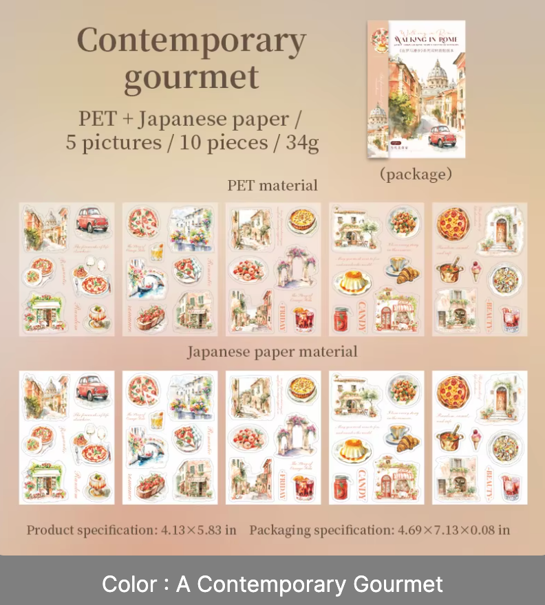Libro de Stickers Ciudades - 10 Paginas