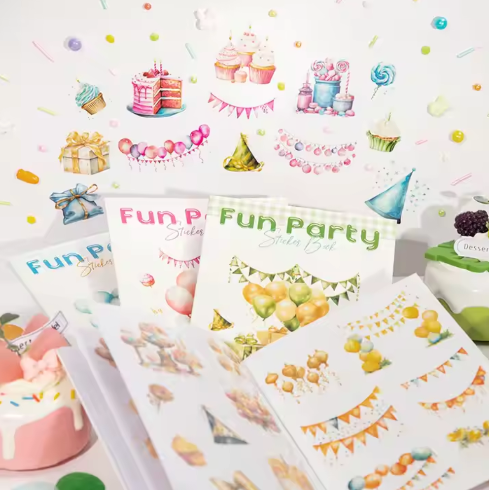 Libro de Stickers Cumpleaños - 20 paginas