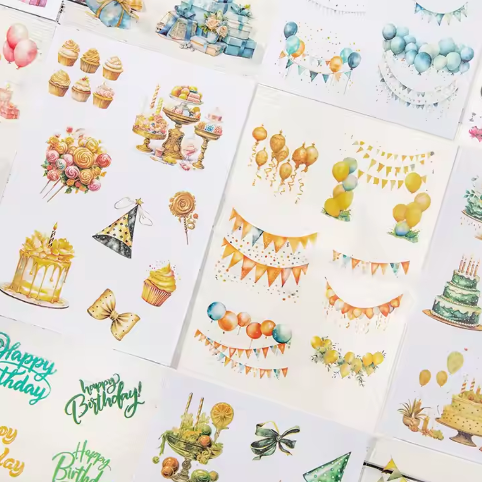 Libro de Stickers Cumpleaños - 20 paginas