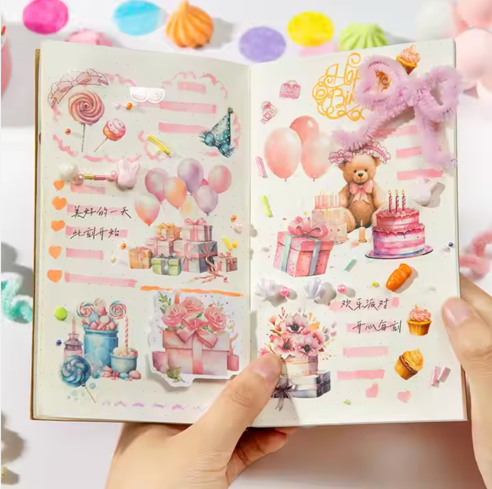 Libro de Stickers Cumpleaños - 20 paginas