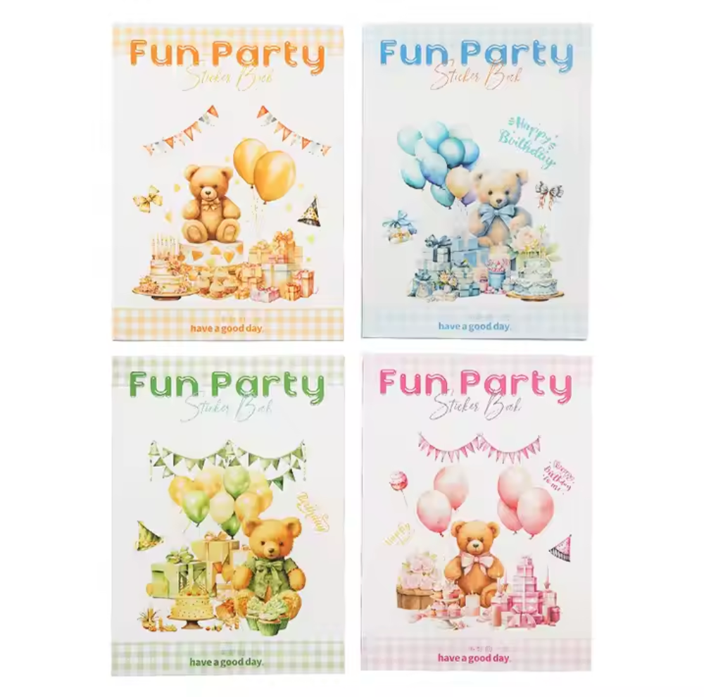 Libro de Stickers Cumpleaños - 20 paginas