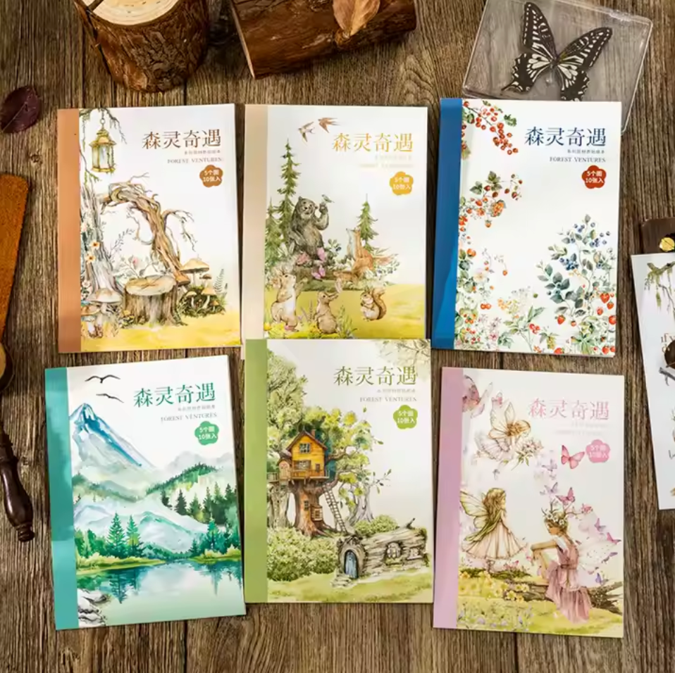 Libro de Stickers Bosque Hermosos - 10 paginas