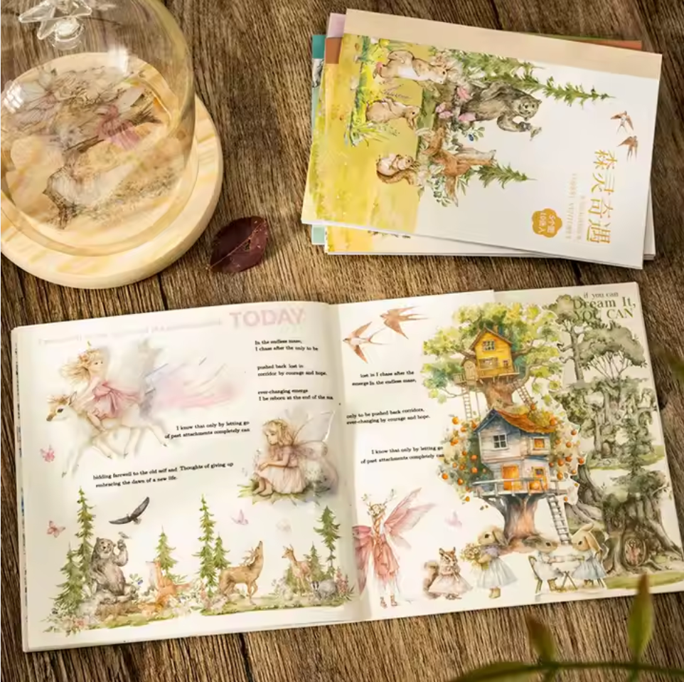 Libro de Stickers Bosque Hermosos - 10 paginas