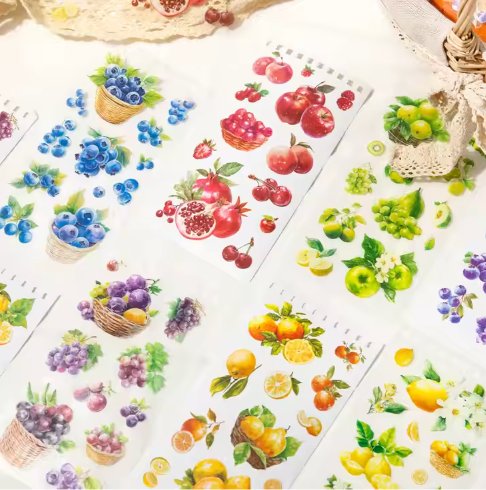 Libro de Stickers Frutas - 24 paginas