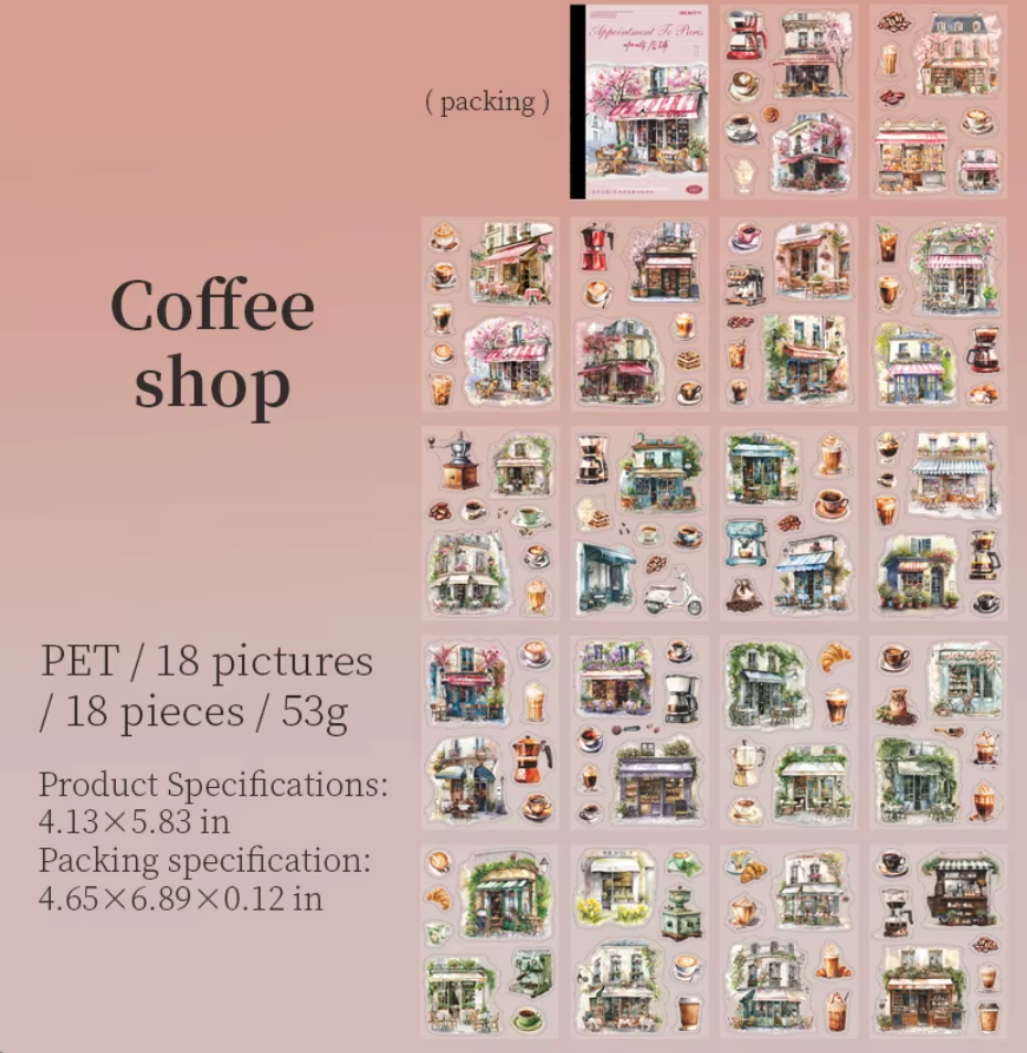 Libro de Stickers Paris - 18 paginas
