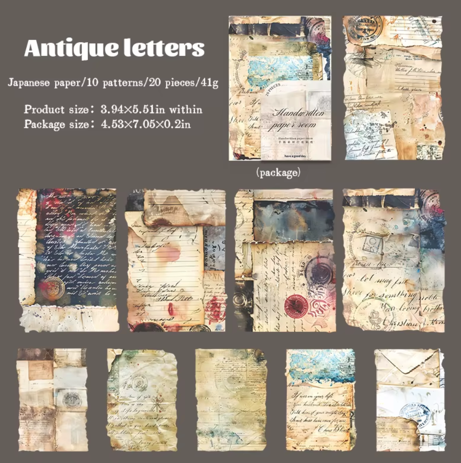 20 Papeles Vintage