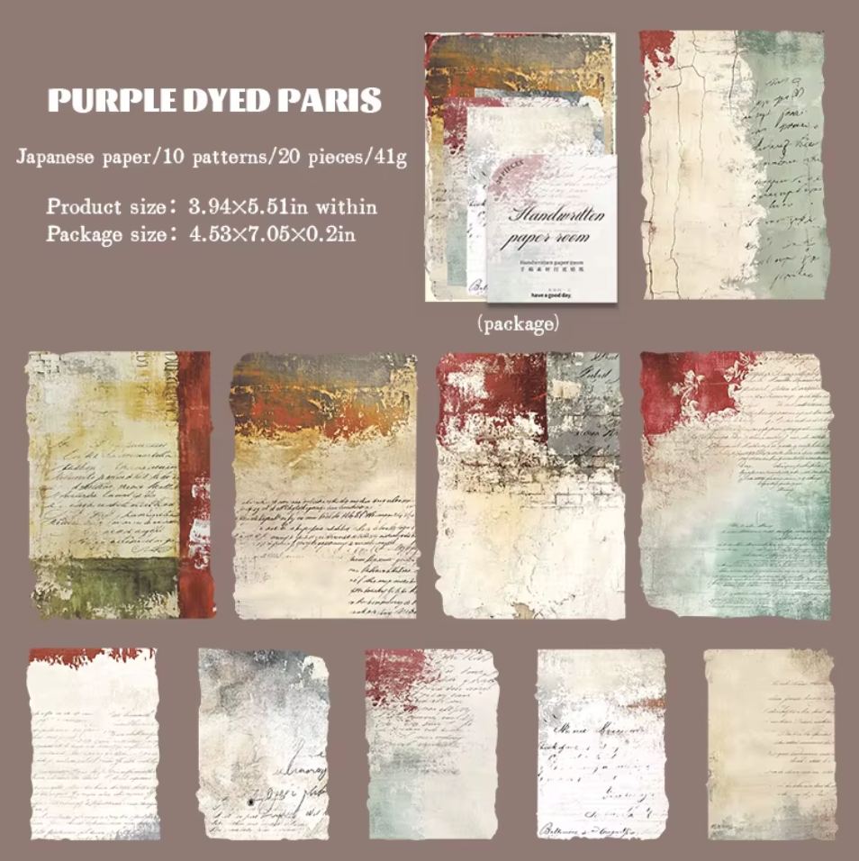 20 Papeles Vintage