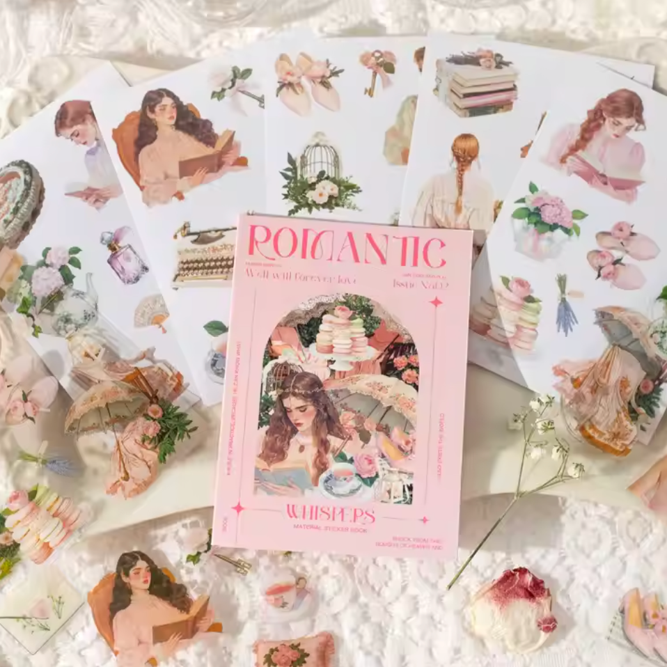 Libro de Stickers Romantic - 10 paginas