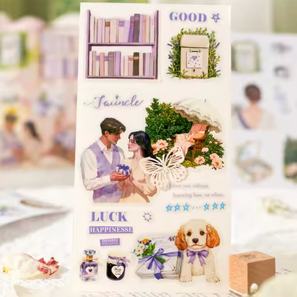 Libro de Stickers Romantic - 10 paginas