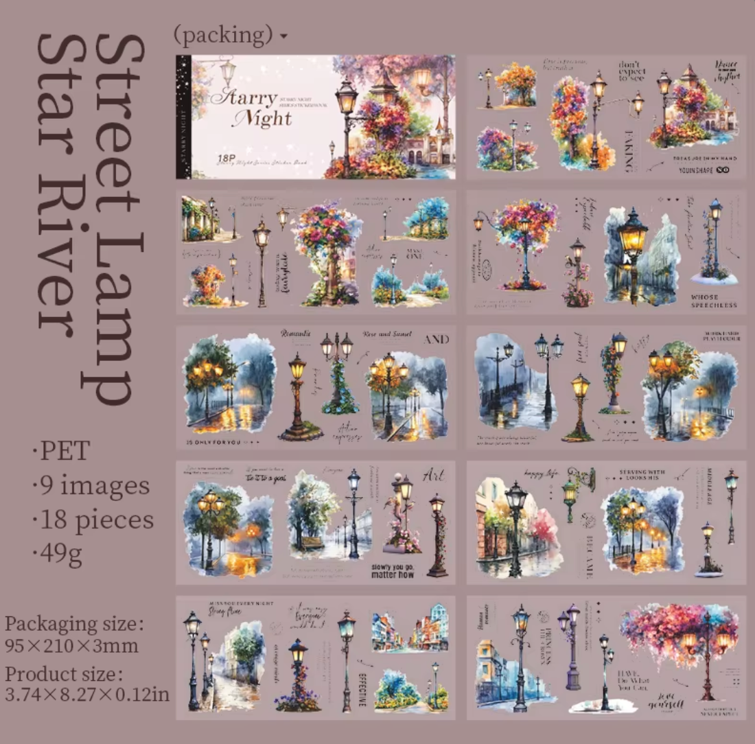 Libro de Stickers Luces - 18 paginas