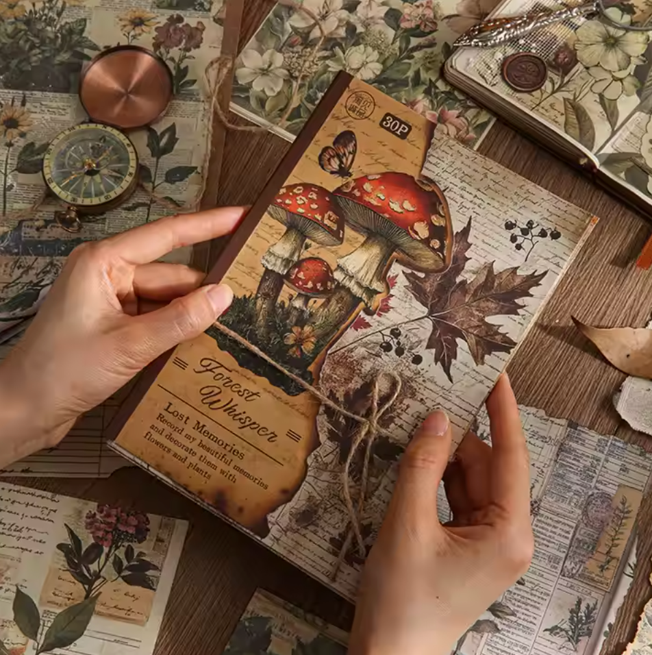 30 Papeles Vintage Naturaleza