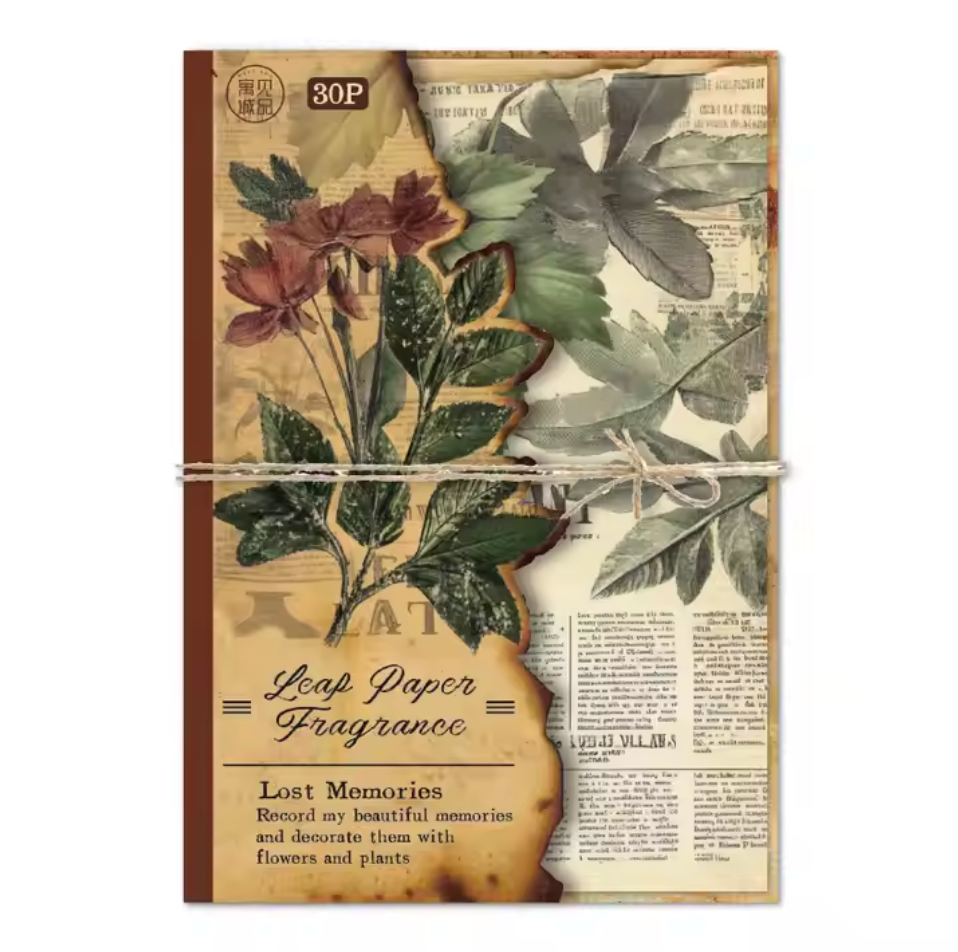 30 Papeles Vintage Naturaleza