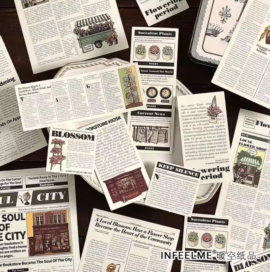 20 Papeles estilo periodico