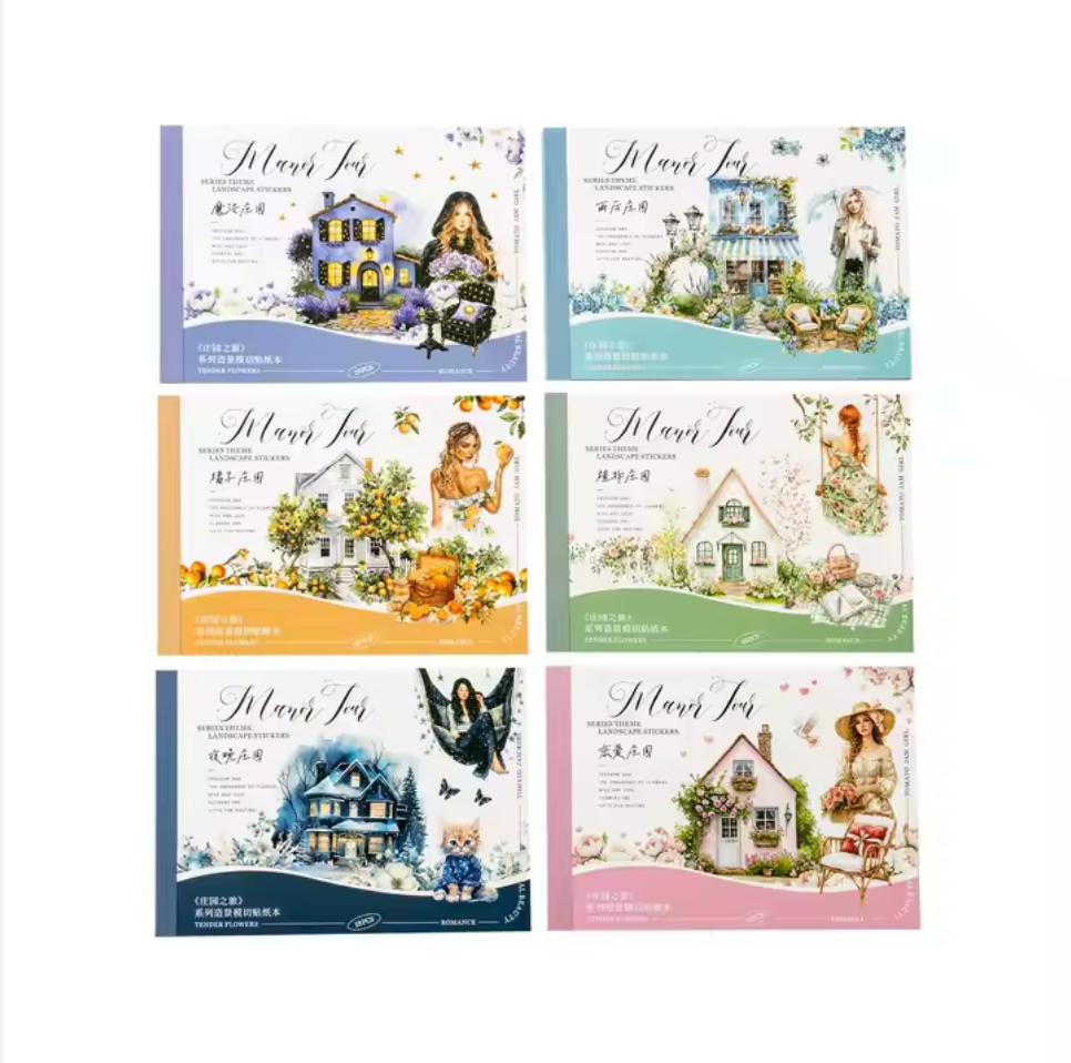 Libro de Stickers Manor - 18 paginas