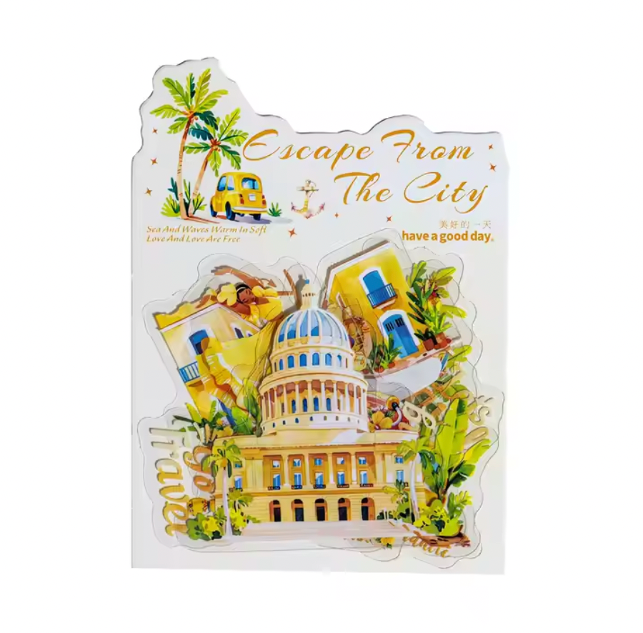 15 Stickers Escape from the city