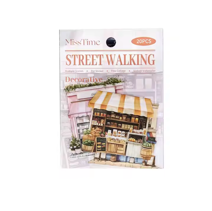 20 Stickers Street Walking