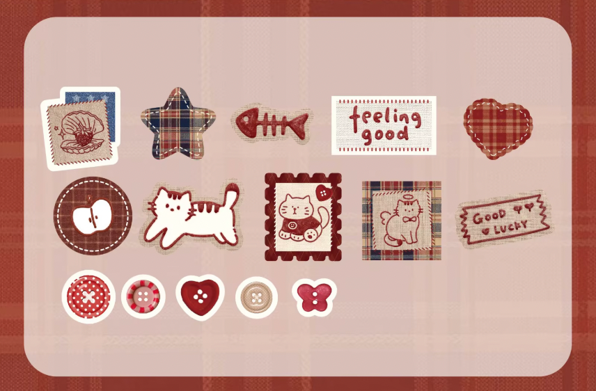 30 Stickers Mascotas - 4 paquetes - 120 Stickers