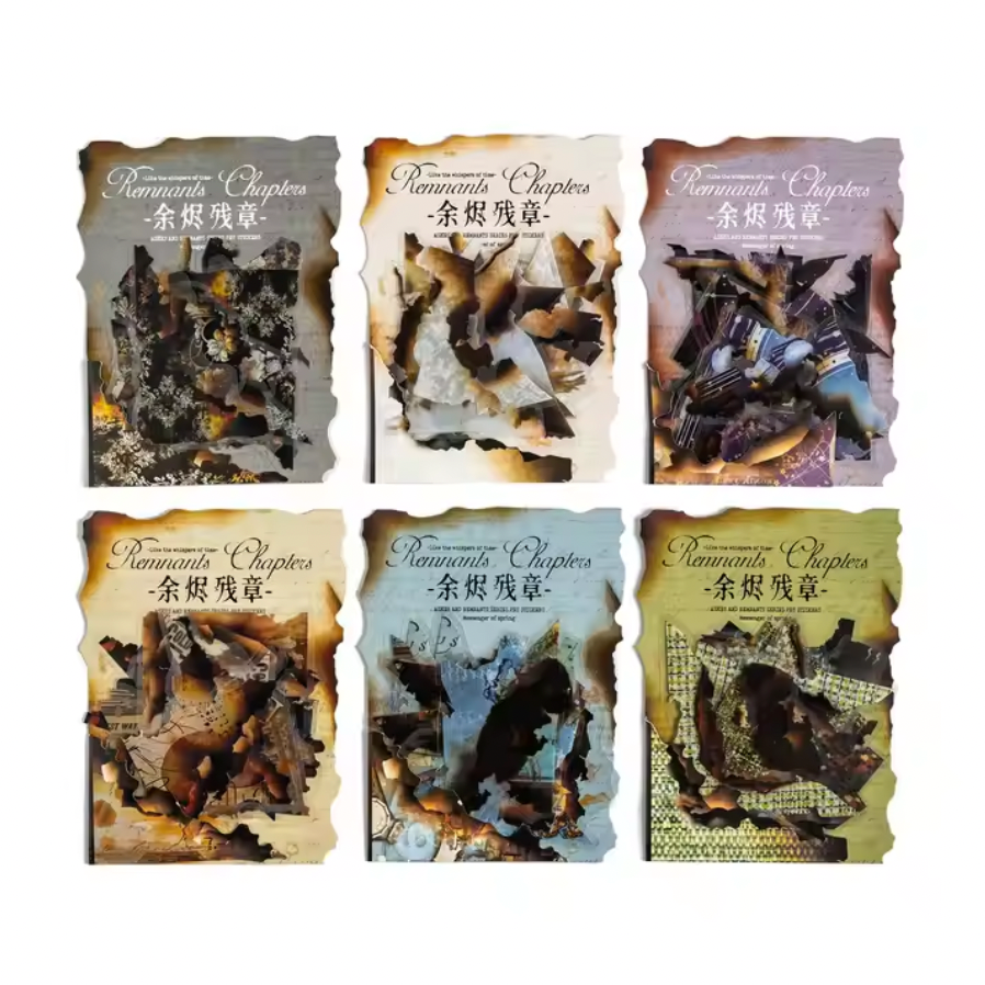 20 Stickers Esquinas Vintage - 6 paquetes
